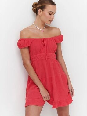 Ghanda Clothing Peggy Dress Red